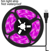 Waterproof LED Grow Light Strip USB Full Spectrum Lamp Plant F✨ Indoor G1O0